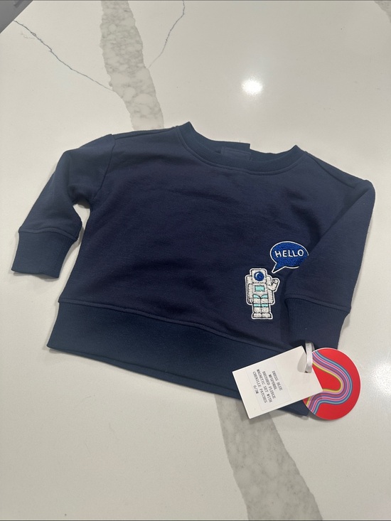 Magnetic Me Other - Magnetic Me Navy Astronaut Patch Sweatshirt